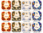 Zodiac Element Coasters | Personalized Option