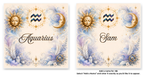 Zodiac Element Coasters | Personalized Option