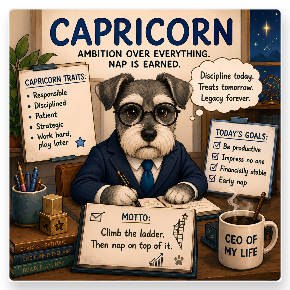 Dog Zodiac Coaster
