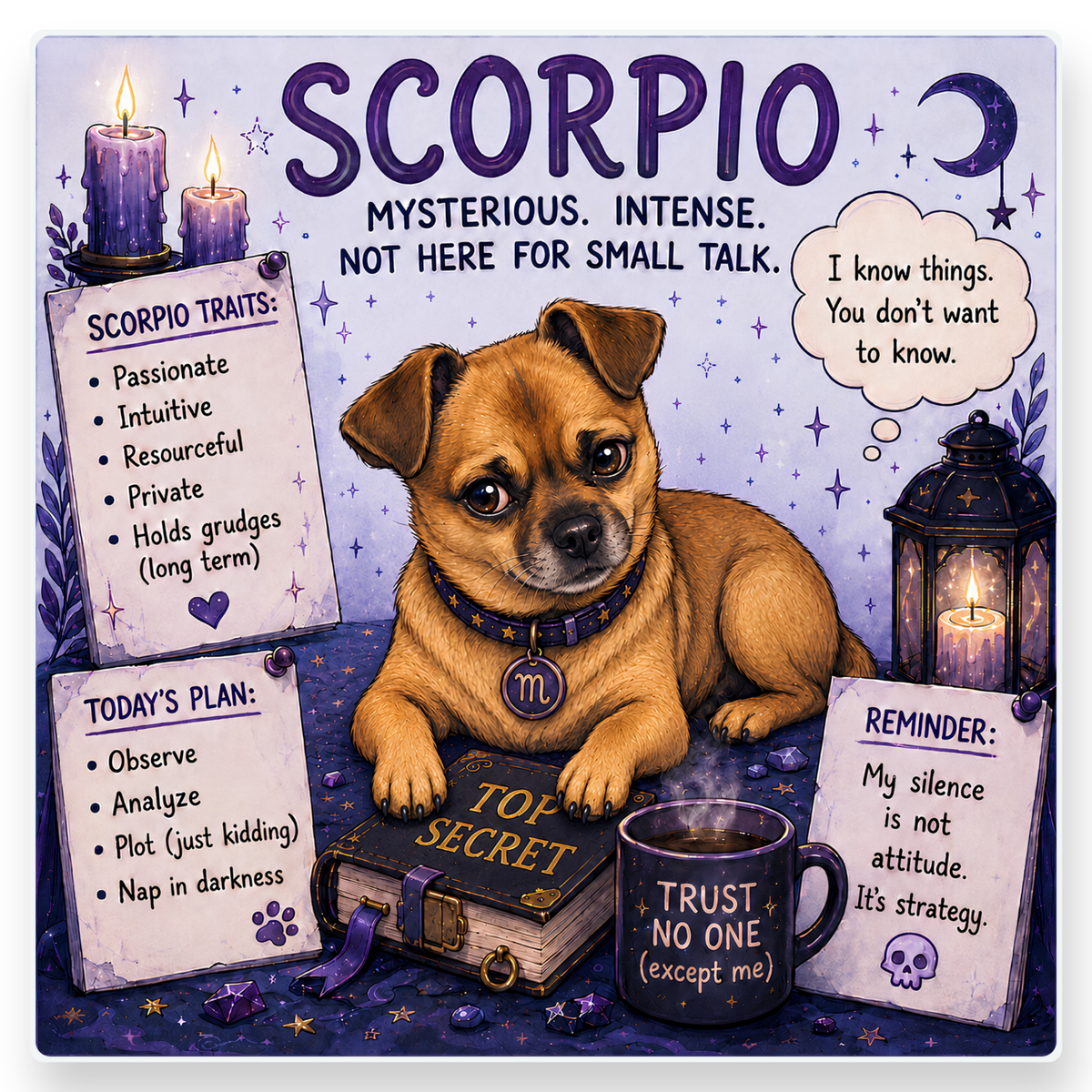 Dog Zodiac Coaster