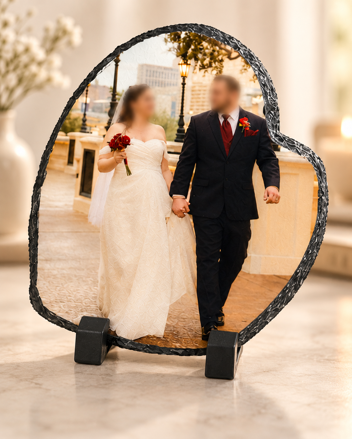Personalized Slate Photo Plaque | Custom Photo Keepsake