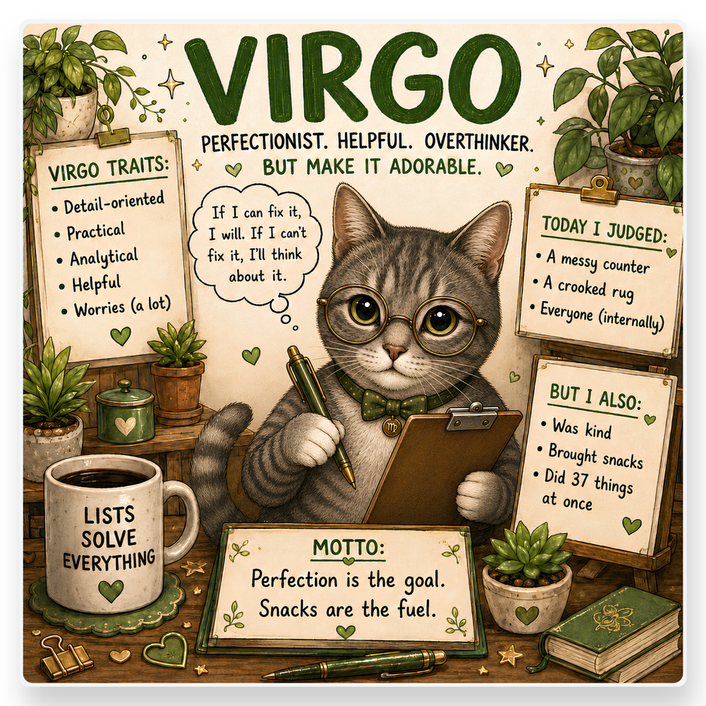 Cat Zodiac Coaster