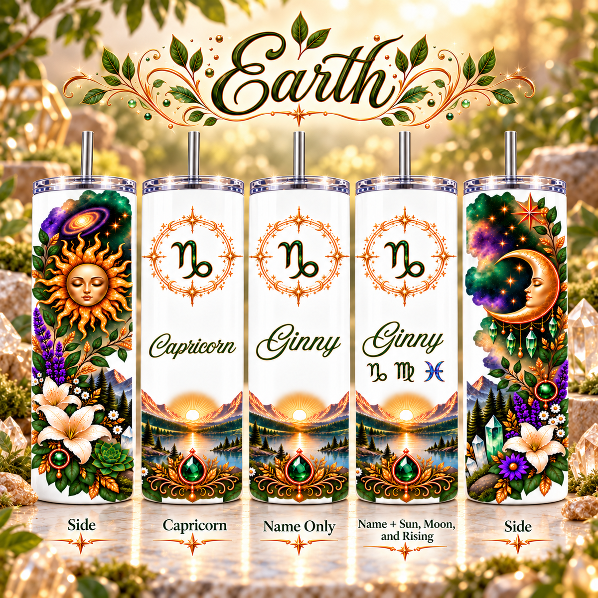 Zodiac Element 20 oz Tumbler | Personalized Option