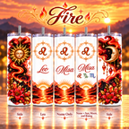 Zodiac Element 20 oz Tumbler | Personalized Option