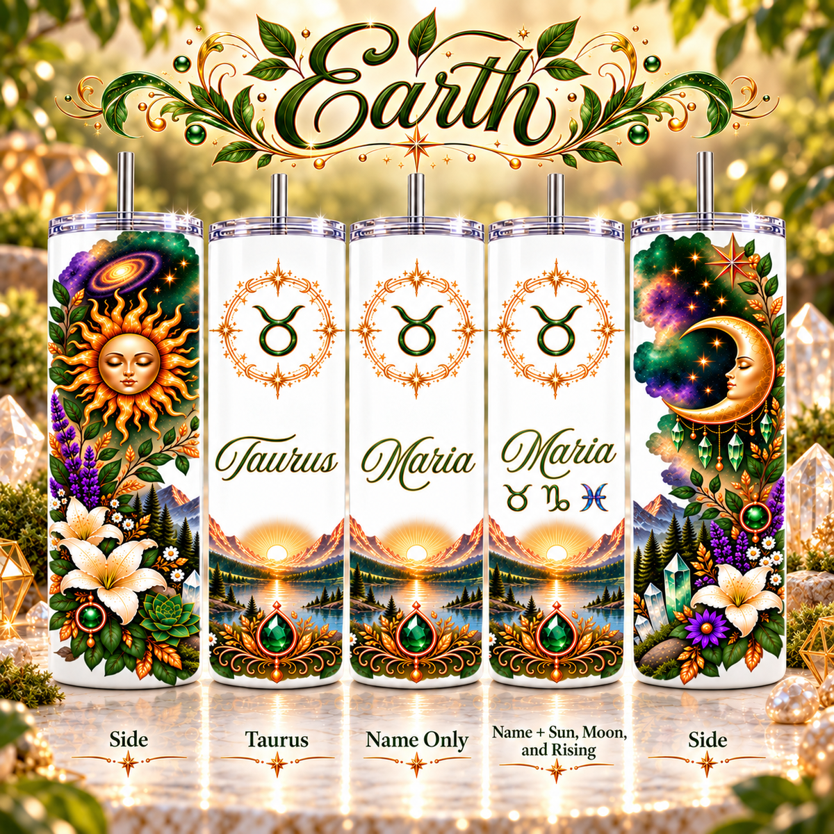 Zodiac Element 20 oz Tumbler | Personalized Option